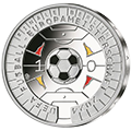 11 Euro-Monnaie de collection Coupe d’Europe Football 2024