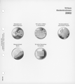Feuilles pré-imprimés 10 Euro commémoratives Allemagne